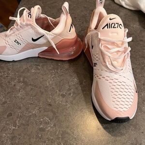 Nike Women's Air Max 270 Blush and Coral Sneakers